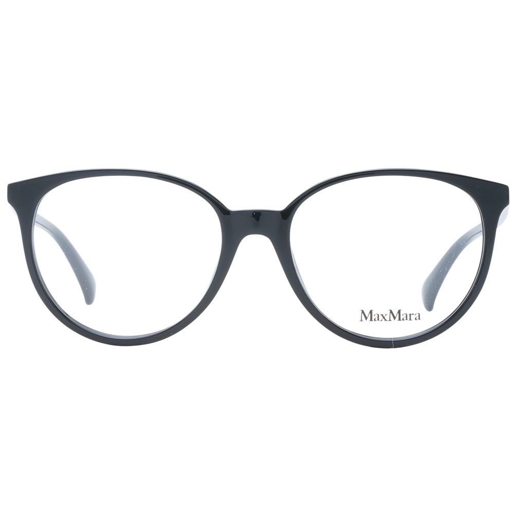 Max Mara Black Plastic Glasses (Frames) - Image 2