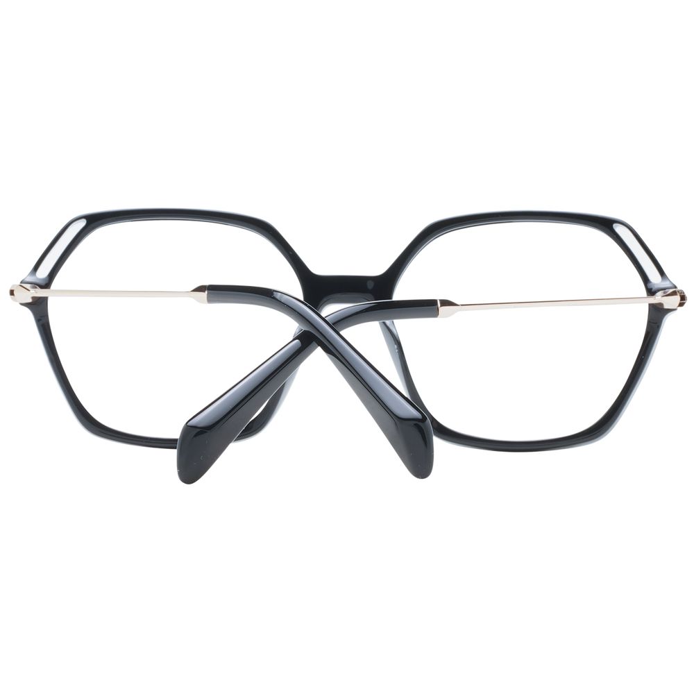 Police Black Acetate & Plastic Glasses (Frames) - Image 3