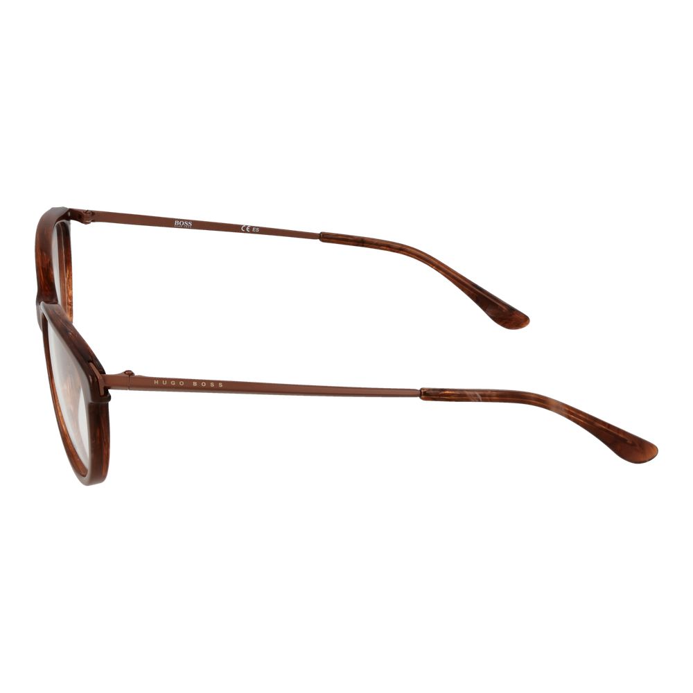 Hugo Boss Brown Acetate Glasses (Frames) - Image 4