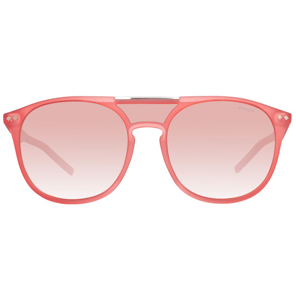 Polaroid Red Acetate Sunglasses - Image 2