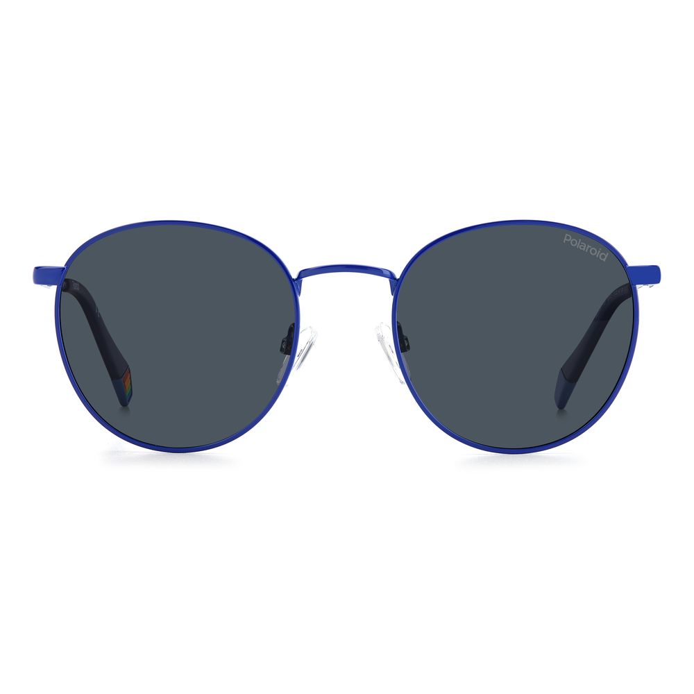 Polaroid Blue Stainless Steel Sunglasses - Image 2