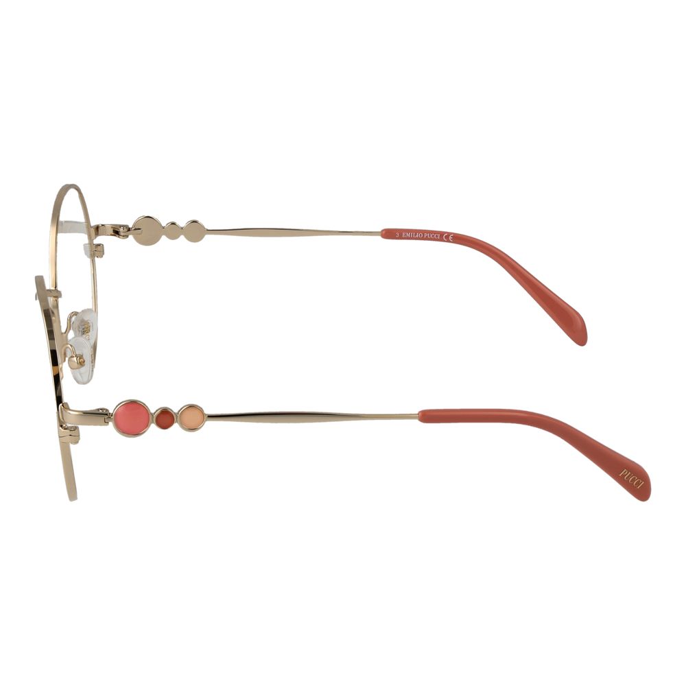 Emilio Pucci Gold Metal Glasses (Frames) - Image 4