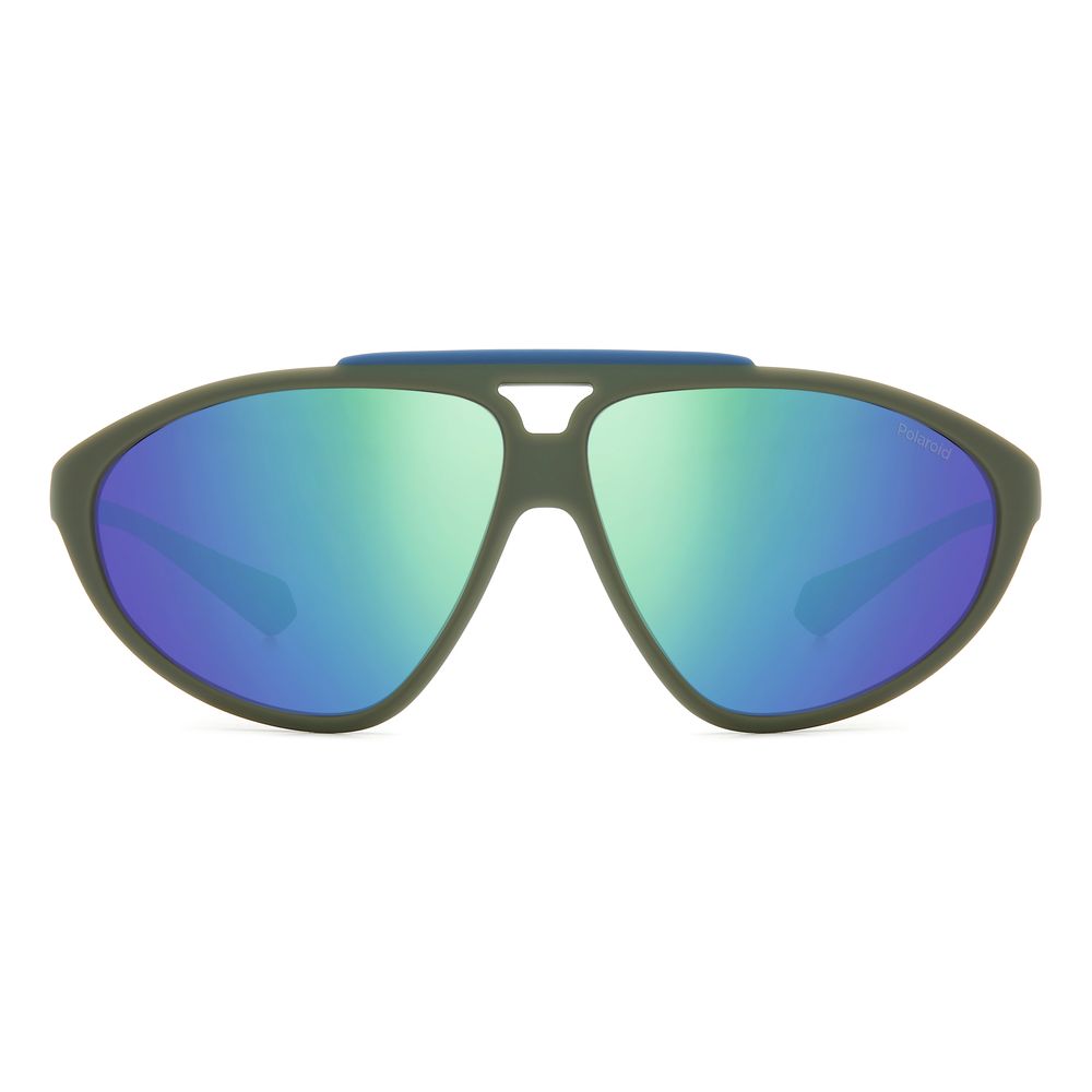 Polaroid Green Rubber Sunglasses - Image 2