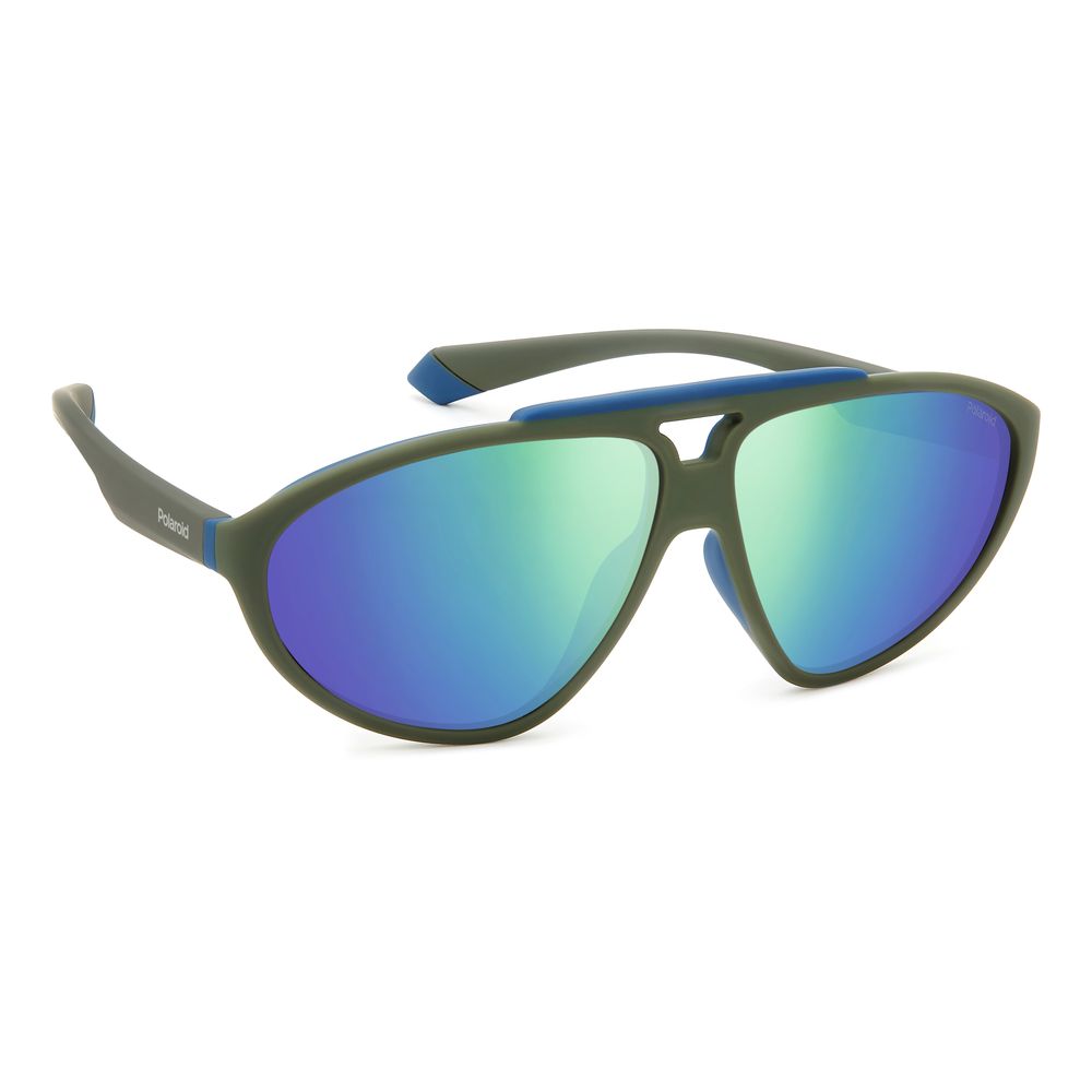 Polaroid Green Rubber Sunglasses - Image 3