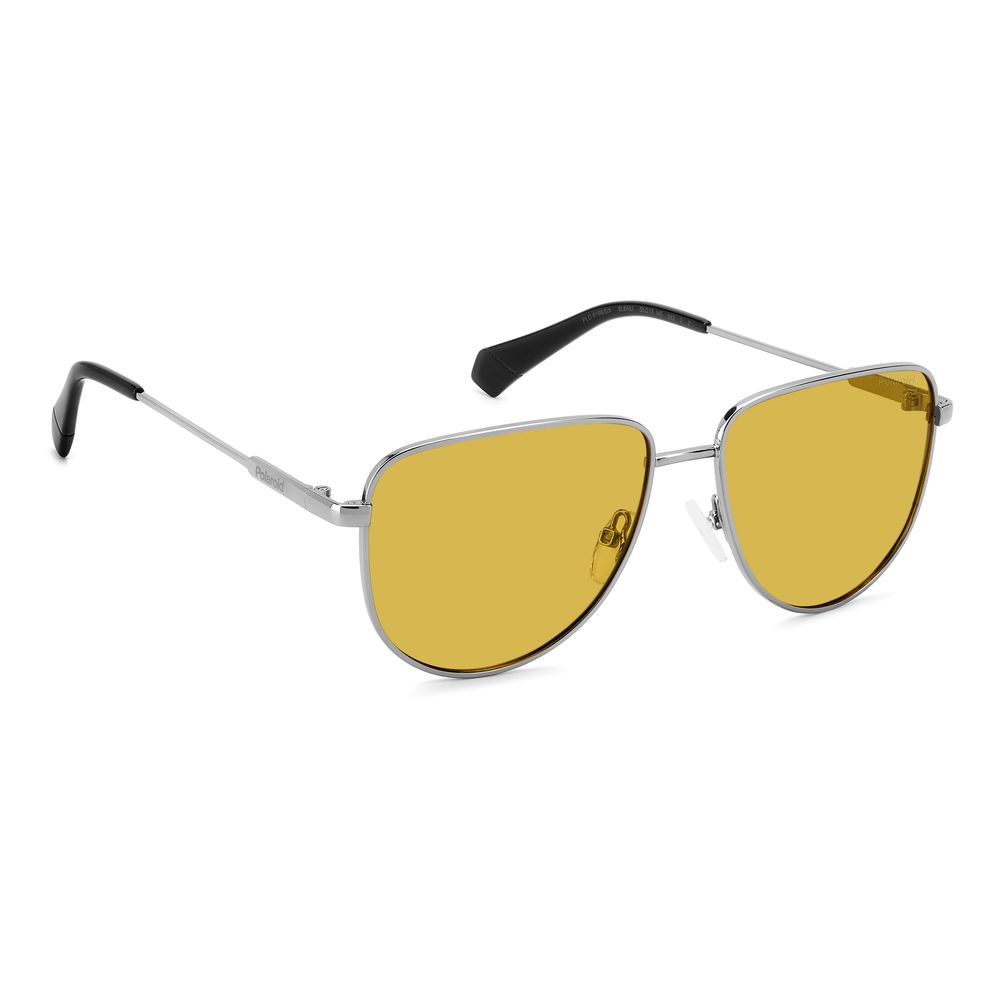 Polaroid Gray Metal Sunglasses - Image 3