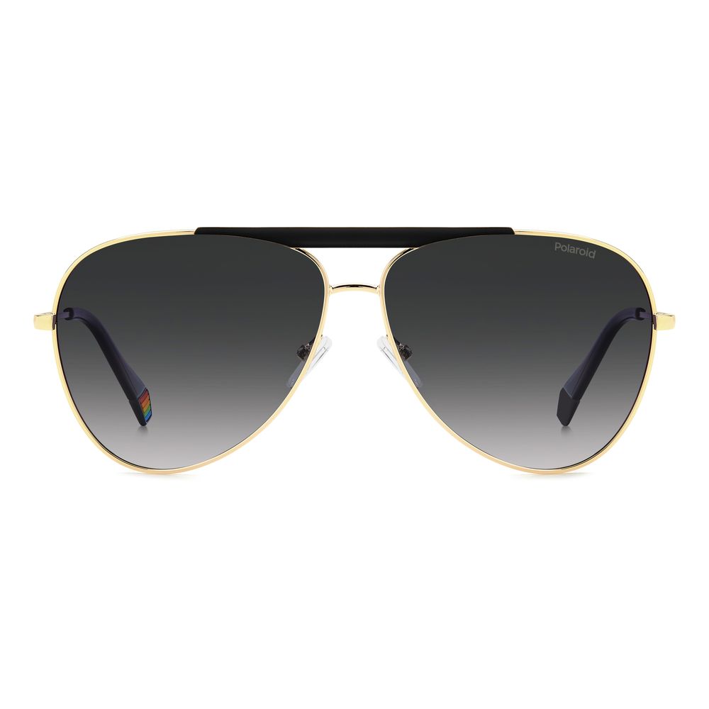 Polaroid Black Metal Sunglasses - Image 2