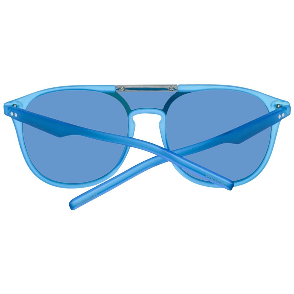 Polaroid Blue Plastic Sunglasses - Image 3