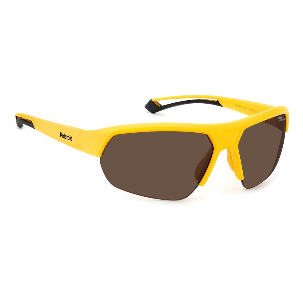 Polaroid Yellow Resin Sunglasses - Image 3