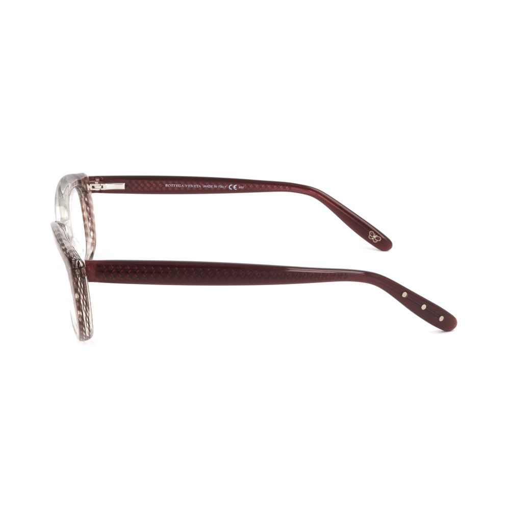 Bottega Veneta Burgundy Acetate Frames - Image 3