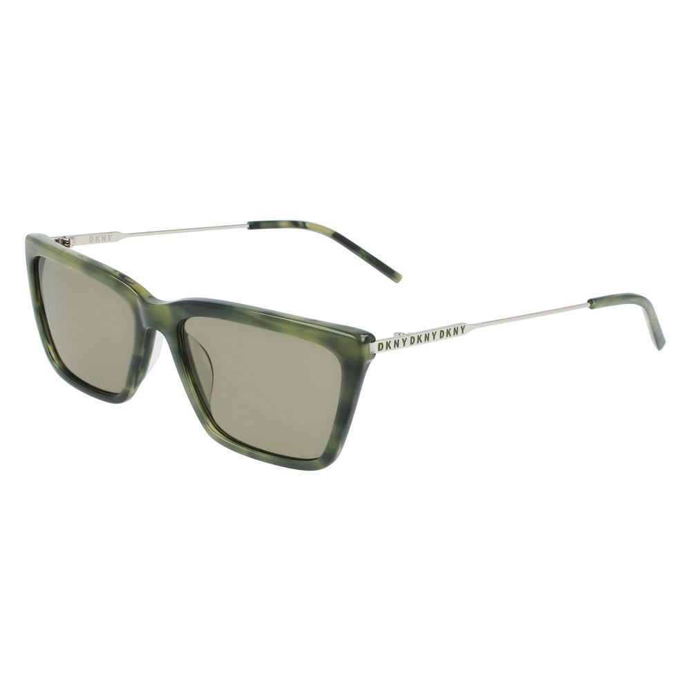 DKNY Green Acetate Sunglasses - Image 2