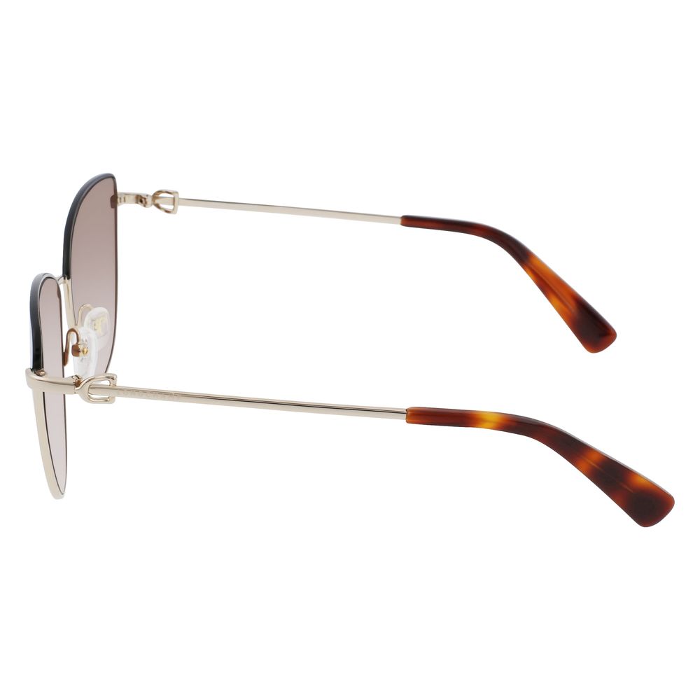 Longchamp Gold Metal Sunglasses - Image 3