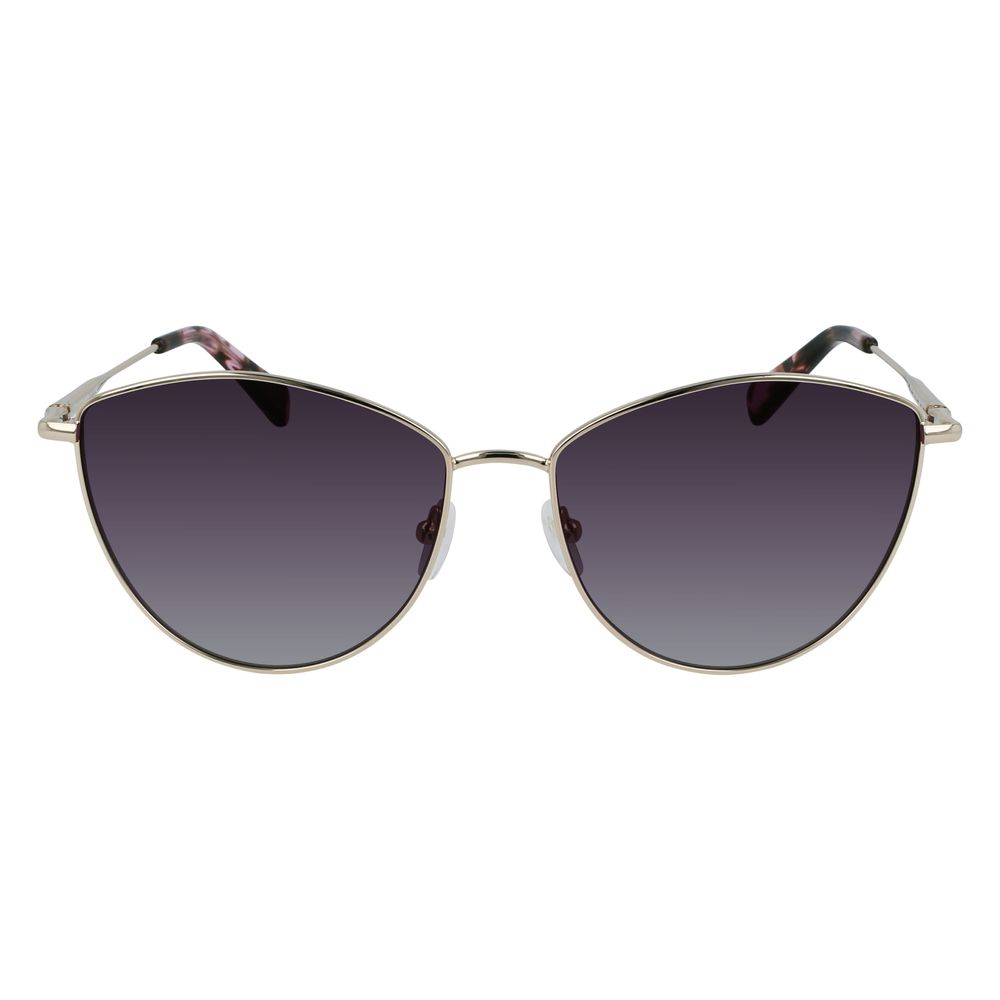 Longchamp Gold Metal Sunglasses - Image 2