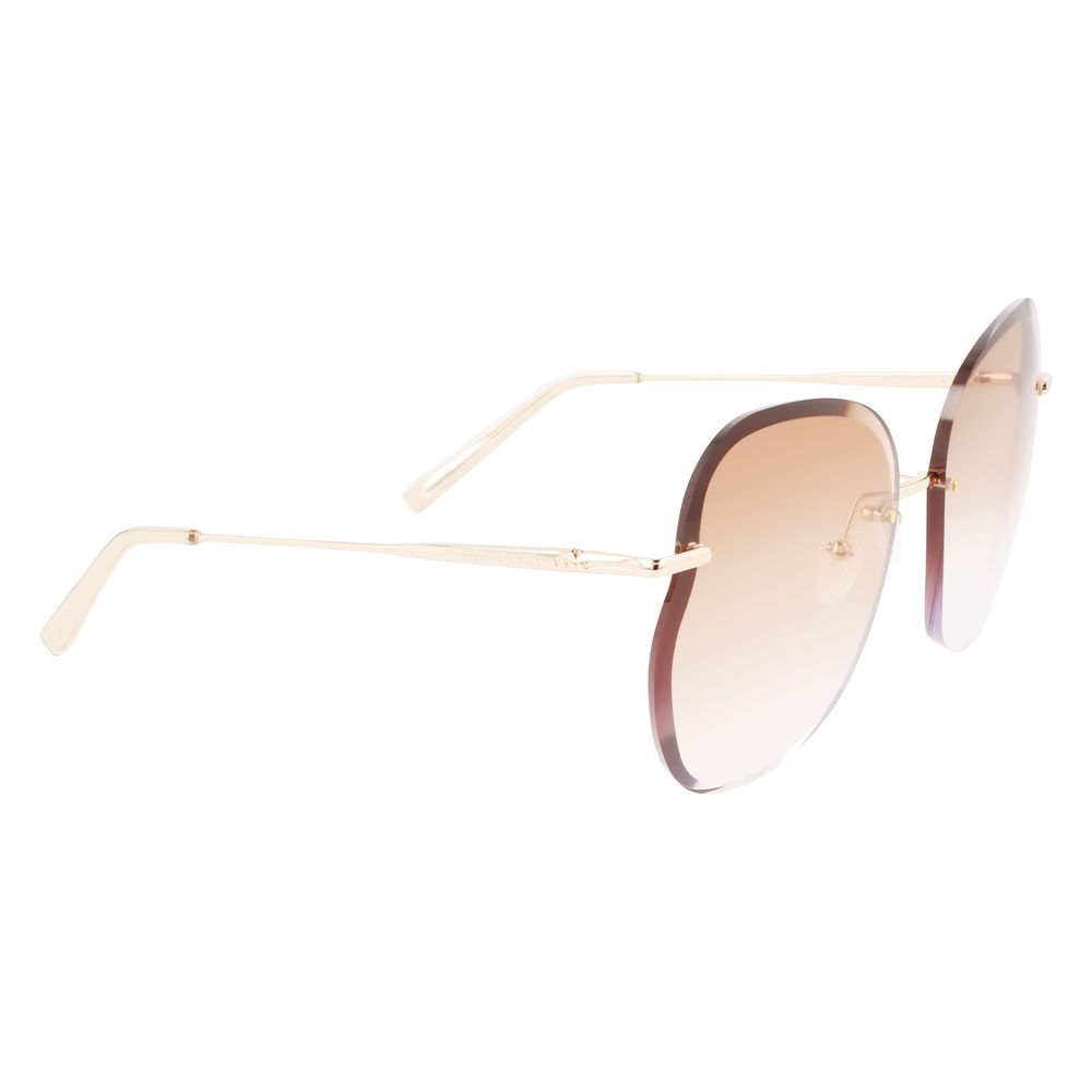 Longchamp Gold Metal Sunglasses - Image 3