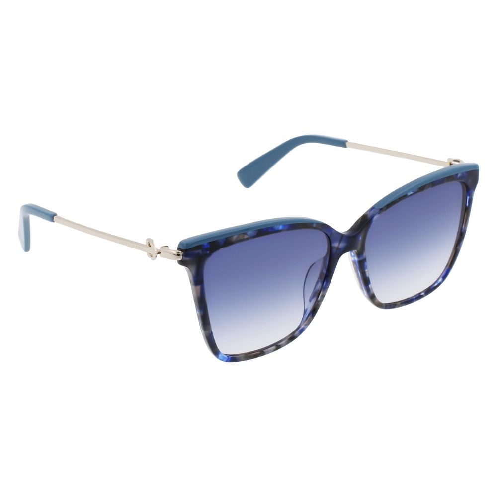 Longchamp Blue Acetate Sunglasses - Image 2