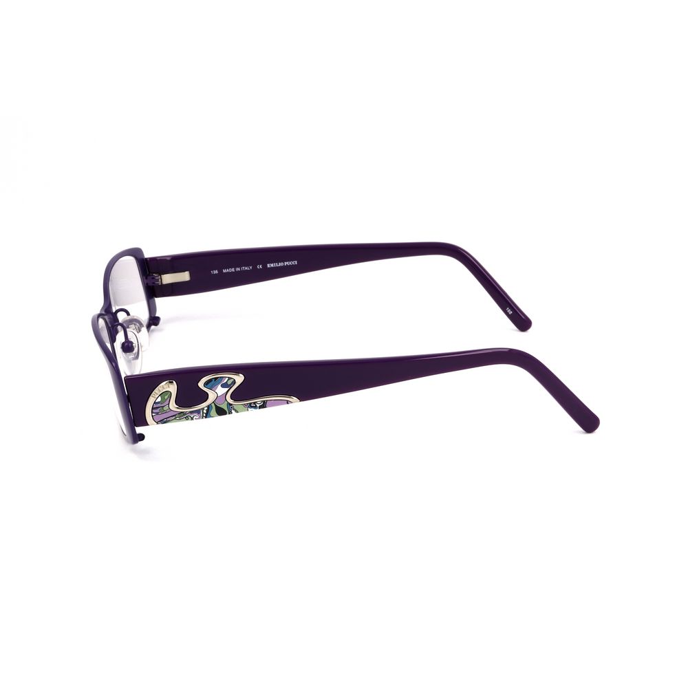 Emilio Pucci Purple Metal Glasses (Frames) - Image 3