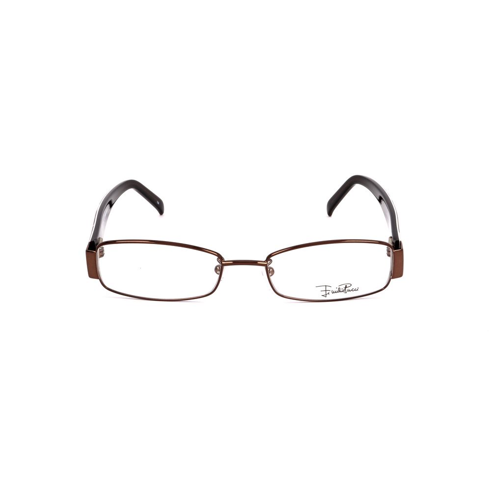 Emilio Pucci Brown Metal Glasses (Frames) - Image 2
