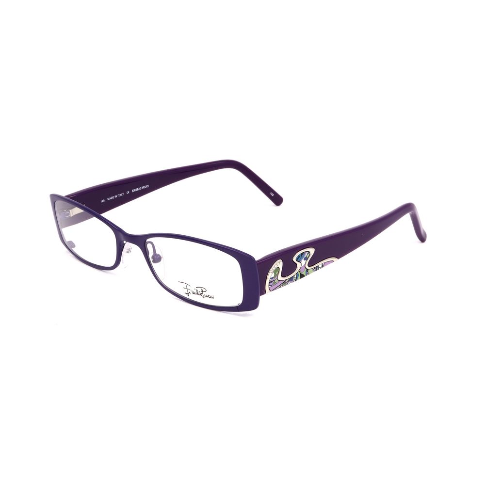 Emilio Pucci Purple Metal Glasses (Frames) - Image 2