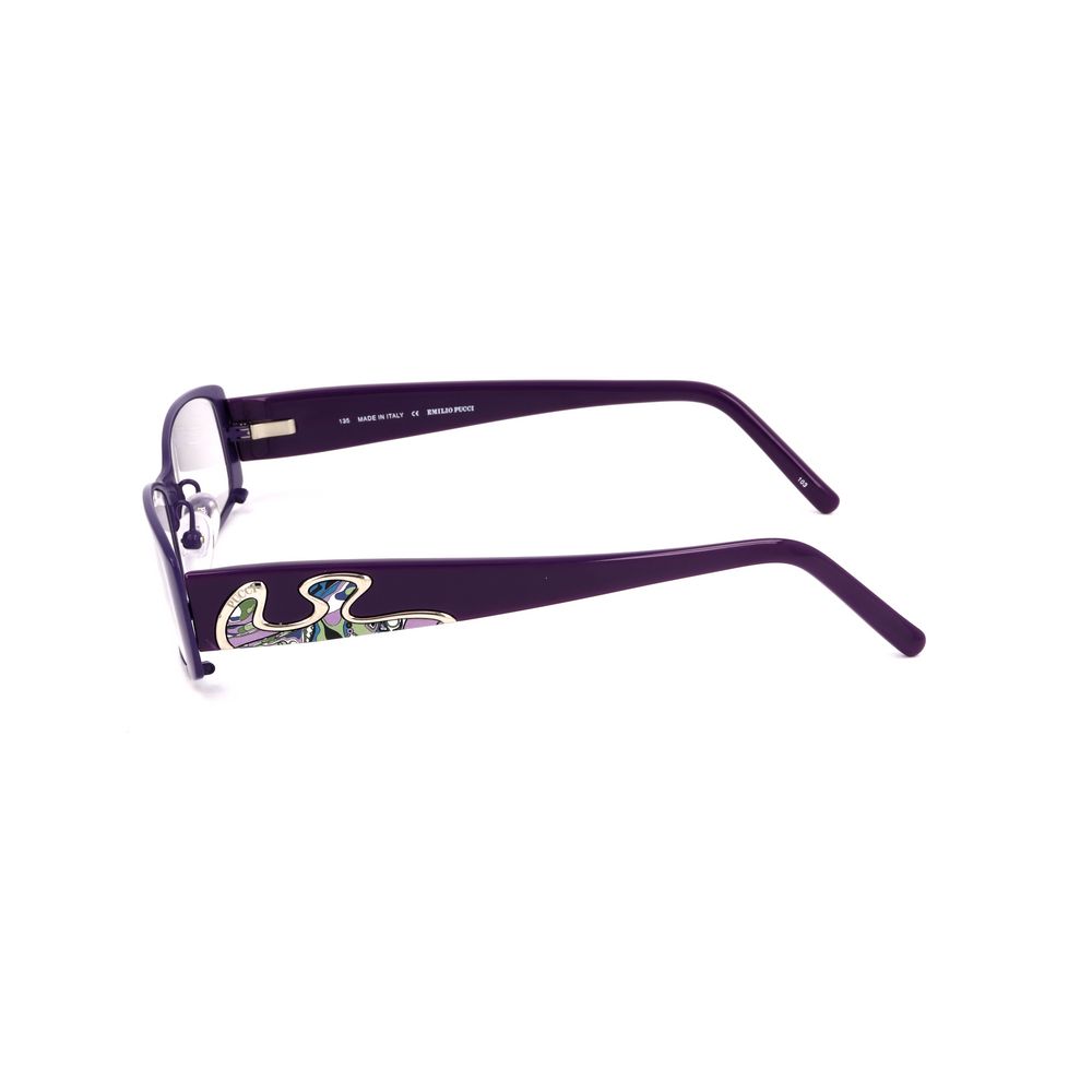 Emilio Pucci Purple Metal Glasses (Frames) - Image 3