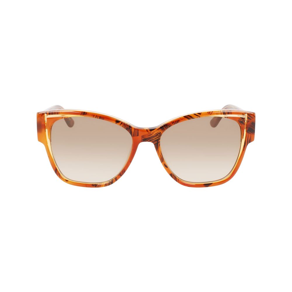 Karl Lagerfeld Orange Acetate Sunglasses - Image 2