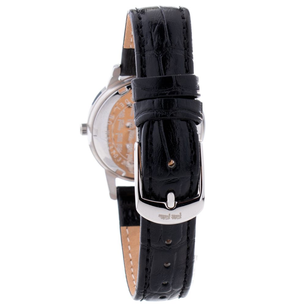 Folli Follie Black Leather Watch - Image 2