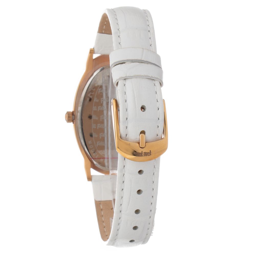 Folli Follie White Leather Watch - Image 2
