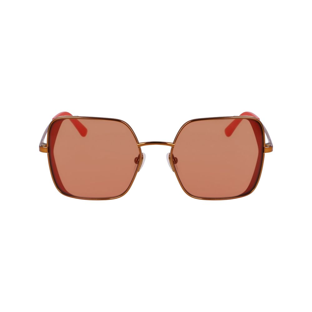 Karl Lagerfeld Orange Metal Sunglasses - Image 2
