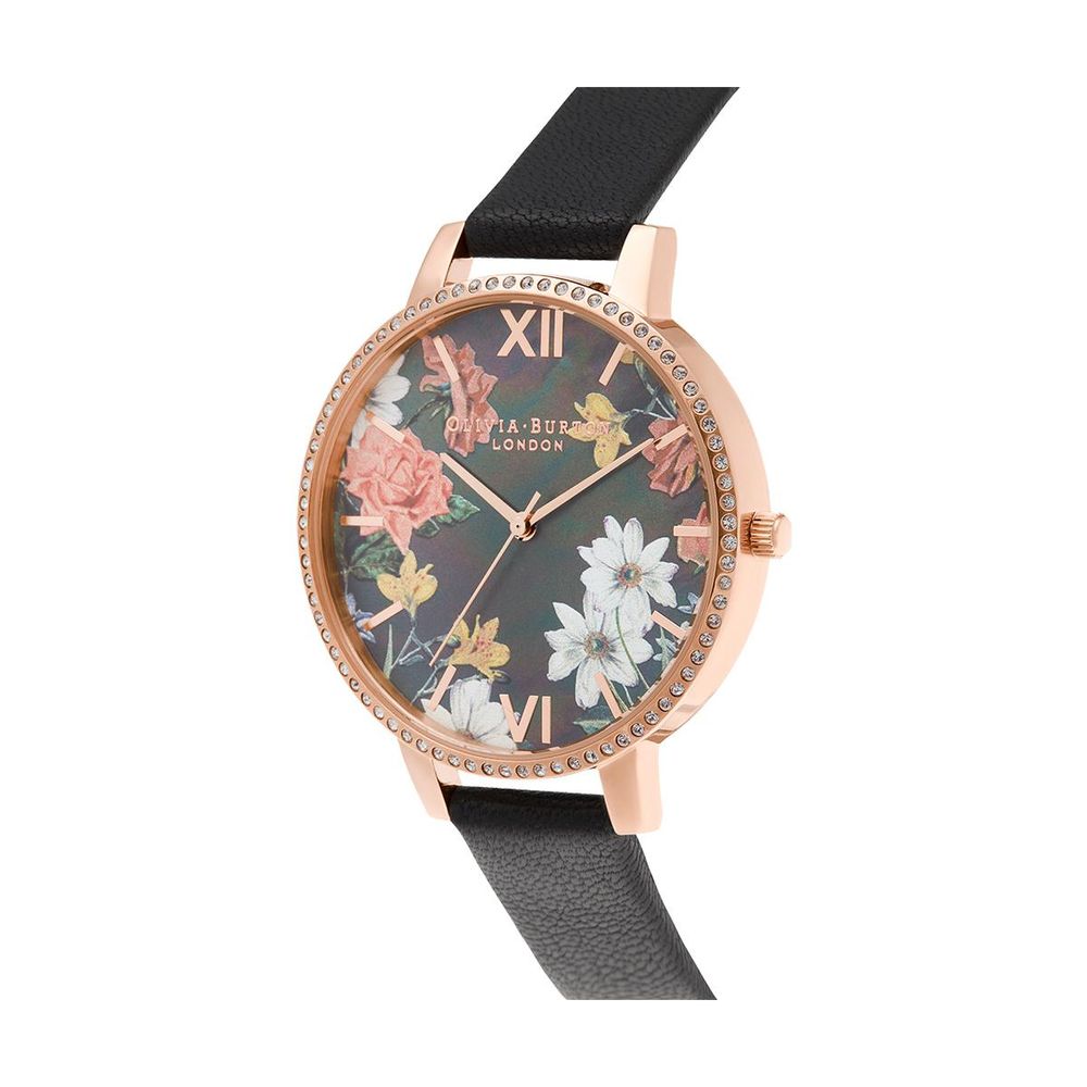 Olivia Burton Black Artificial Leather Watch - Image 2