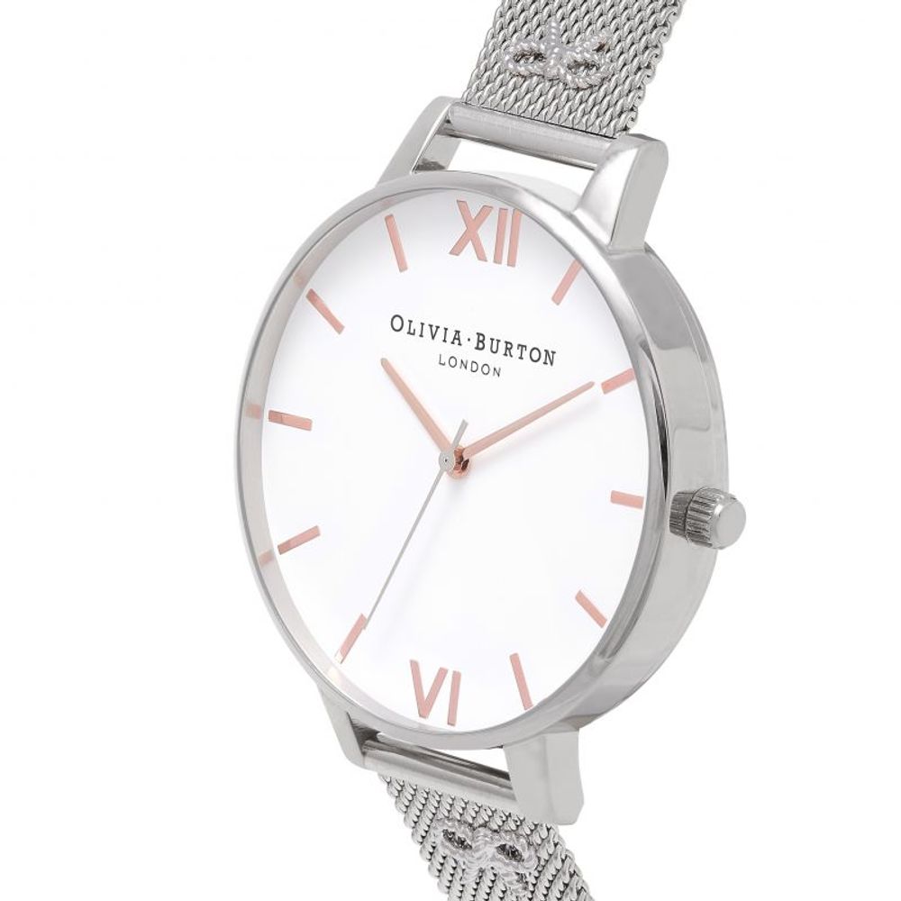 Olivia Burton Silver Stainless Steel Watch - Image 2
