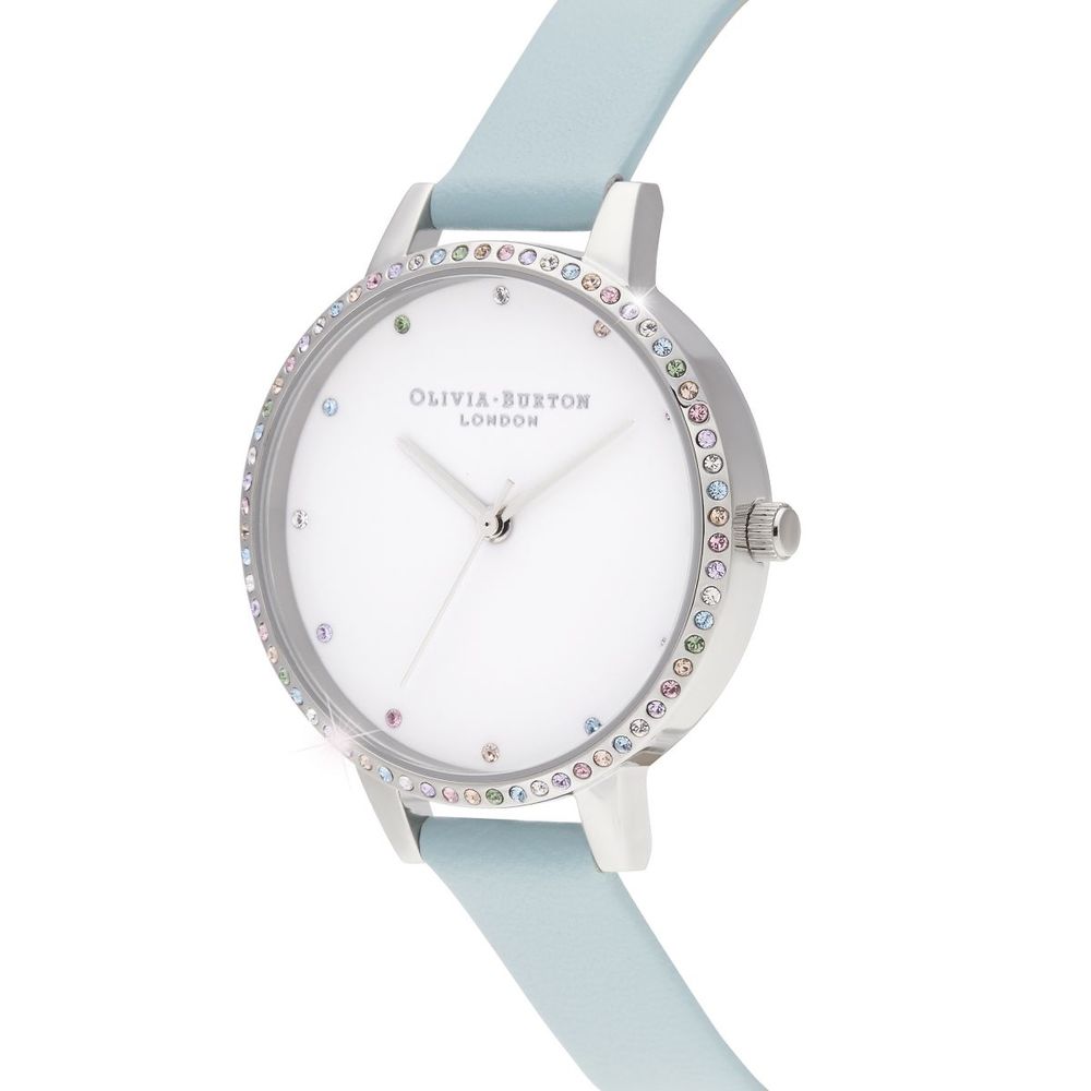 Olivia Burton Blue Artificial Leather Watch - Image 2