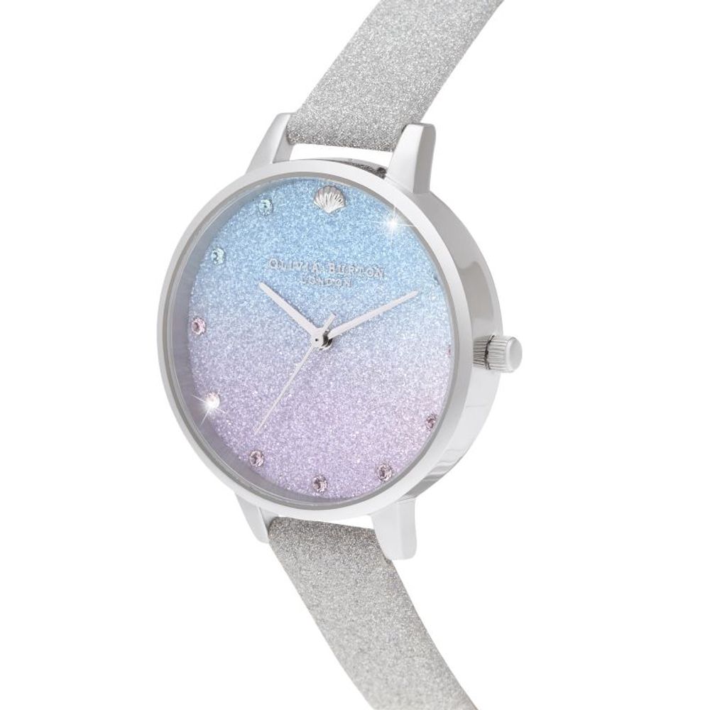 Olivia Burton Gray Artificial Leather Watch - Image 2