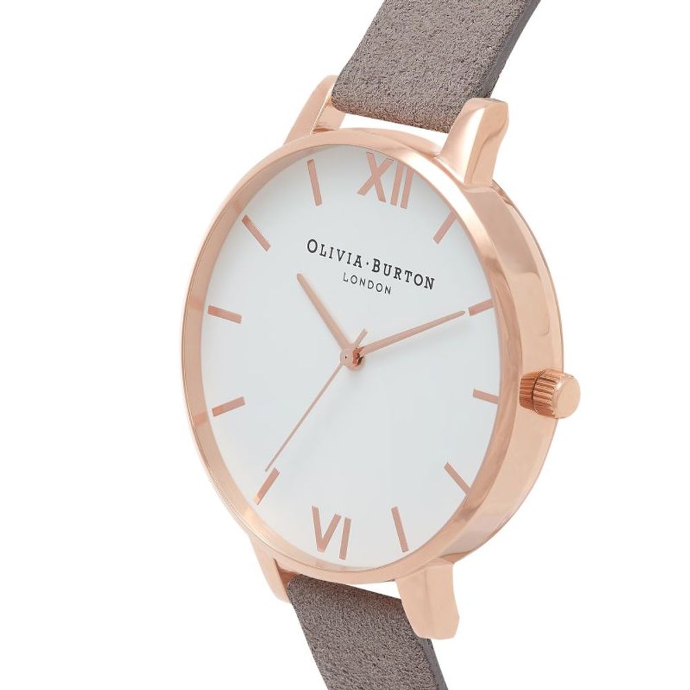 Olivia Burton Gray Artificial Leather Watch - Image 2
