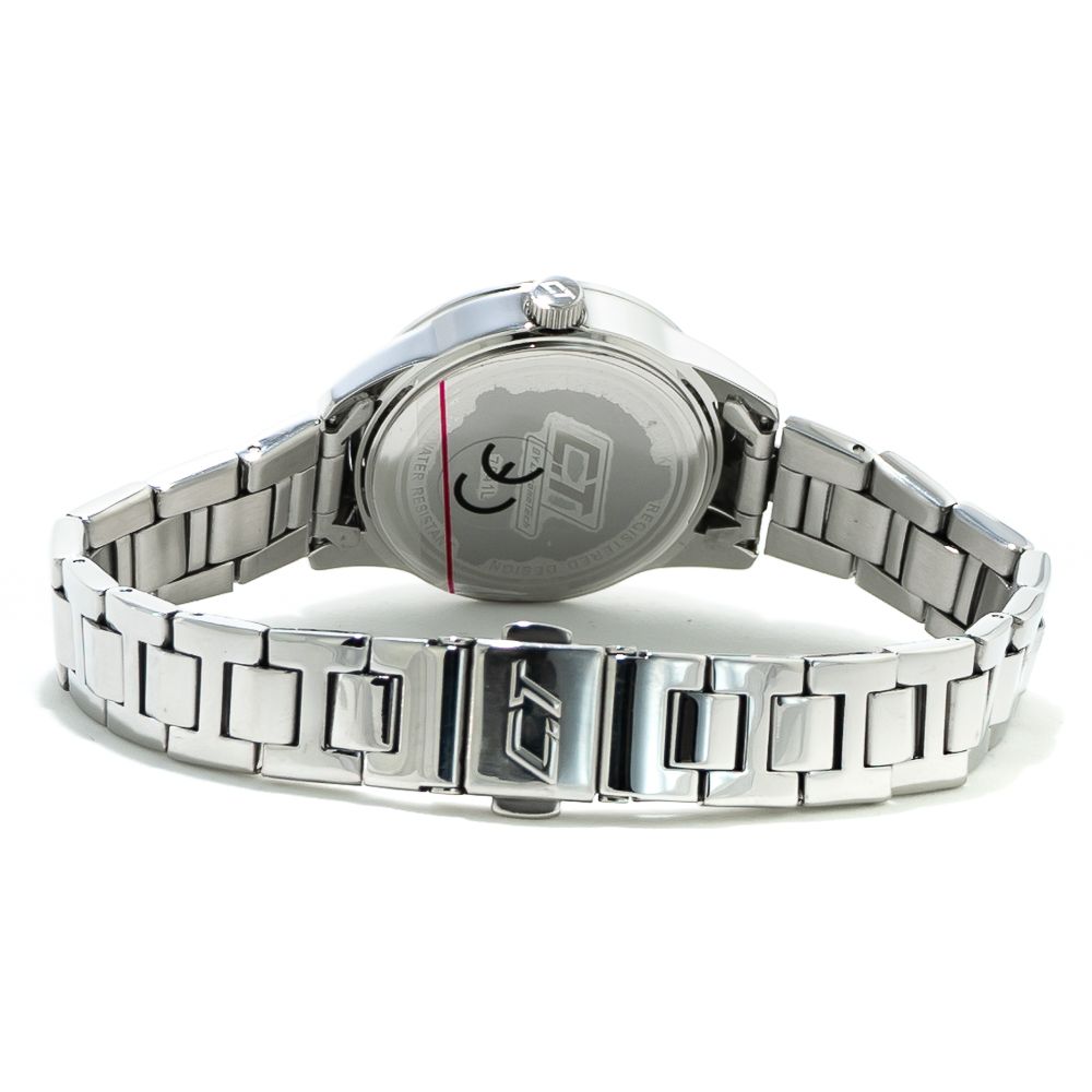 Chronotech Silver Stainless Steel Dress Watch - Image 2