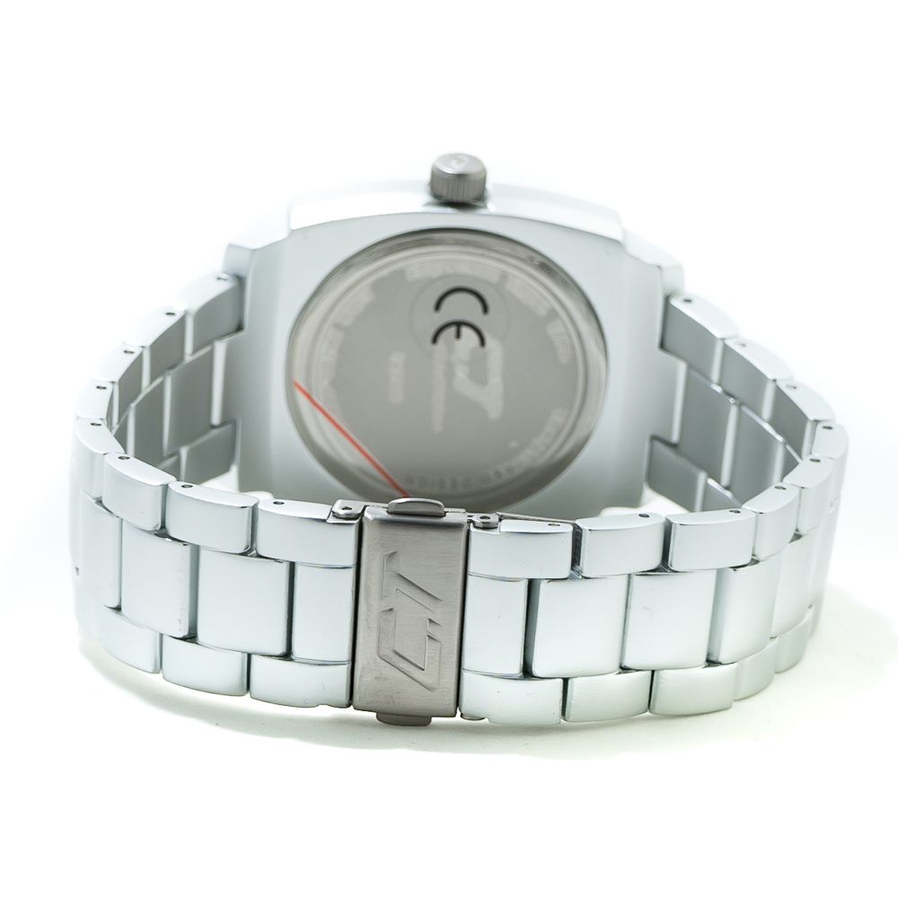Chronotech Silver Aluminum Dress Watch - Image 2