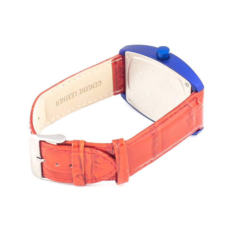 Chronotech Red Leather Watch - Image 2