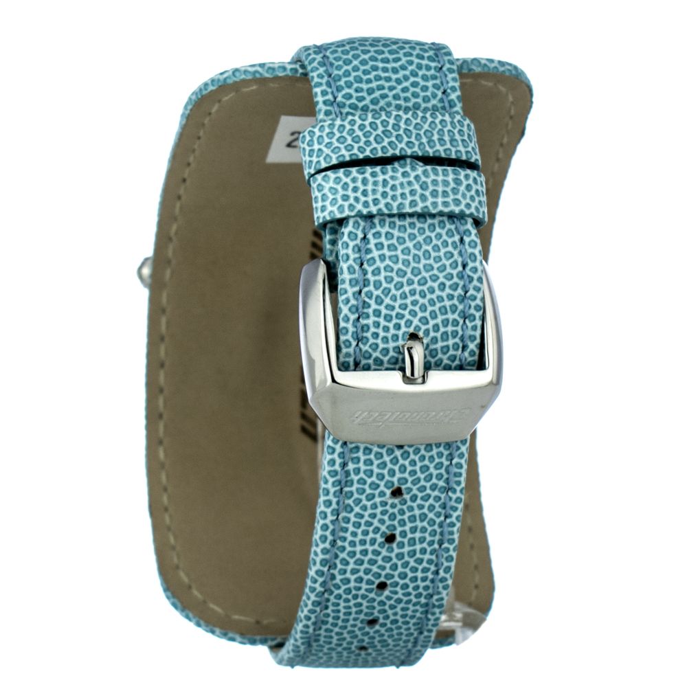 Chronotech Green Leather Watch - Image 2