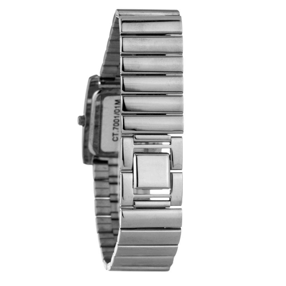 Chronotech Silver Stainless Steel Dress Watch - Image 2