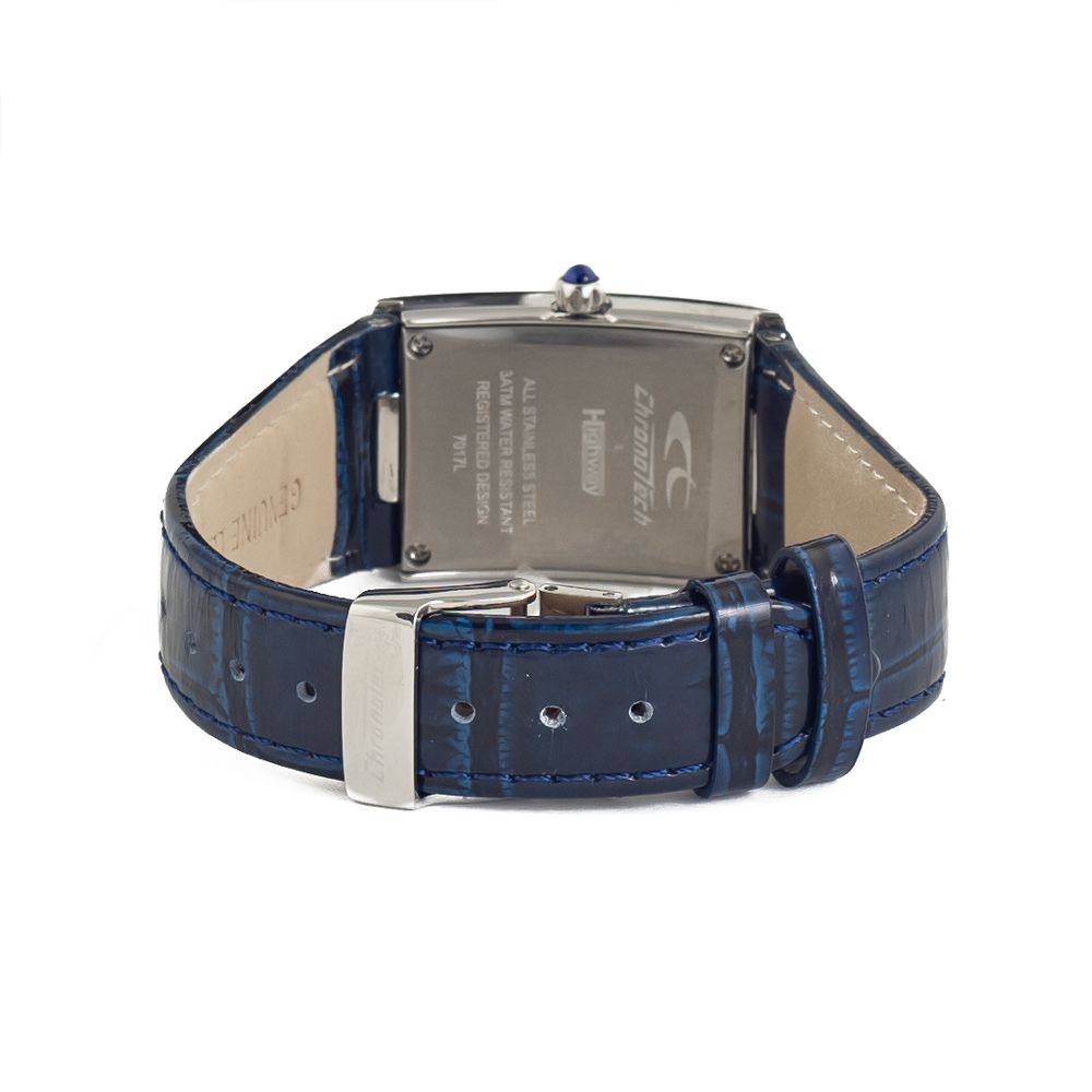 Chronotech Blue Leather Watch - Image 2