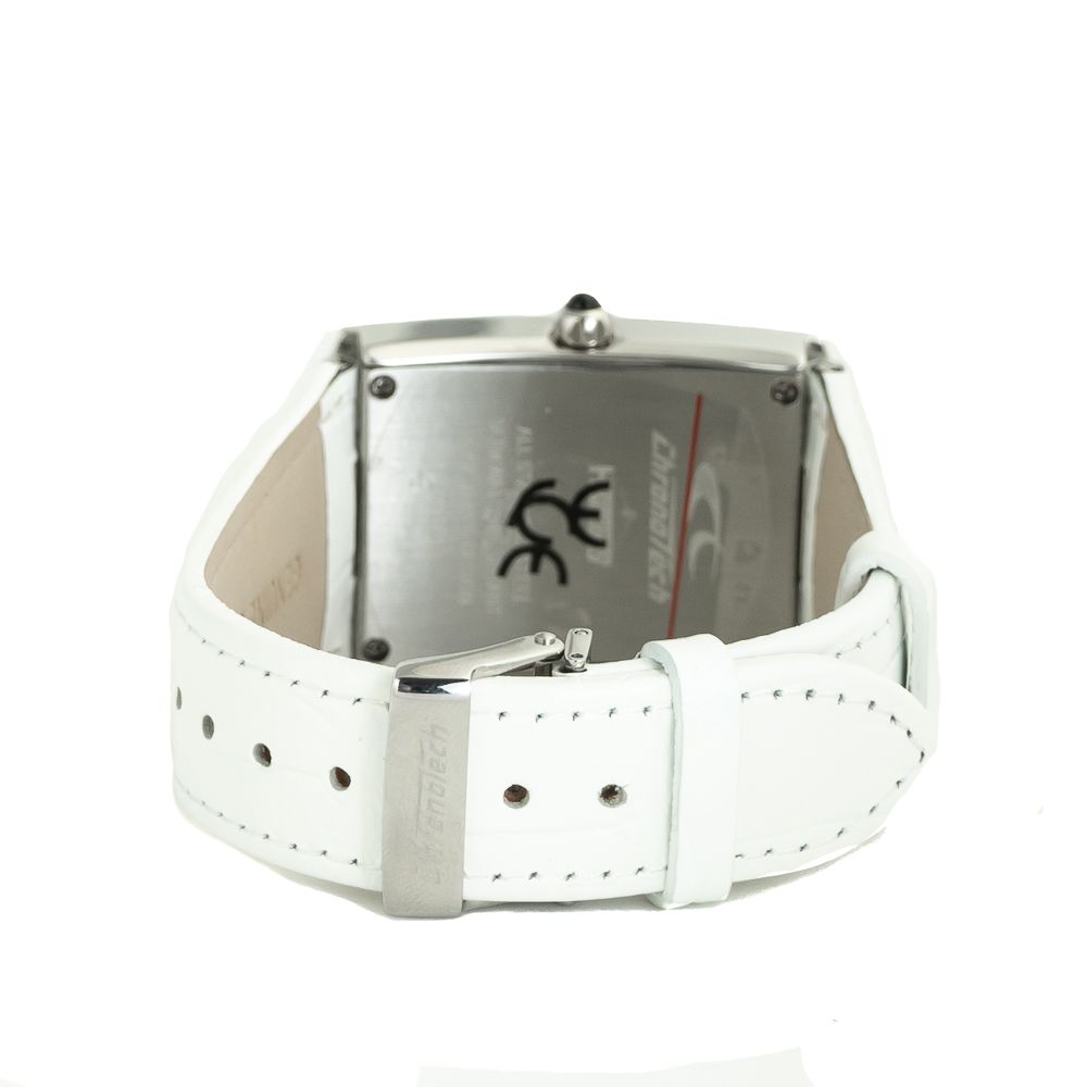 Chronotech White Leather Watch - Image 2