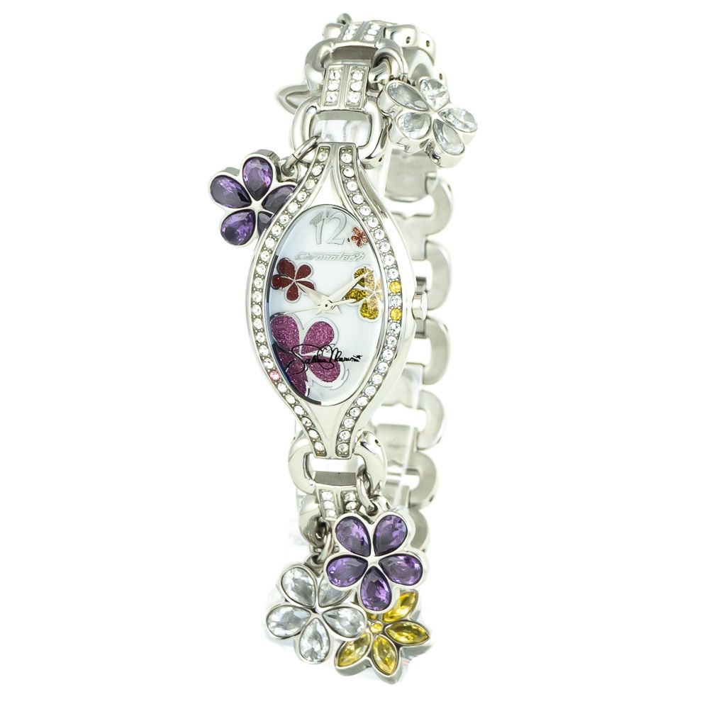 Chronotech Silver Stainless Steel Watch