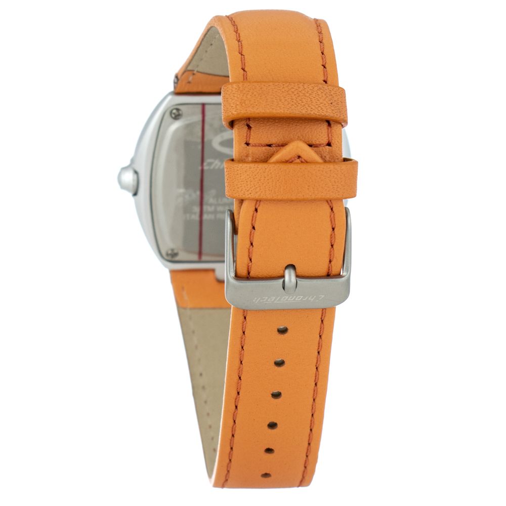 Chronotech Orange Leather Watch - Image 2