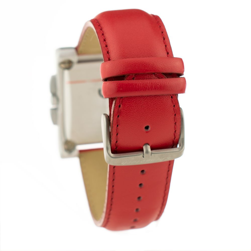Chronotech Red Leather Watch - Image 2
