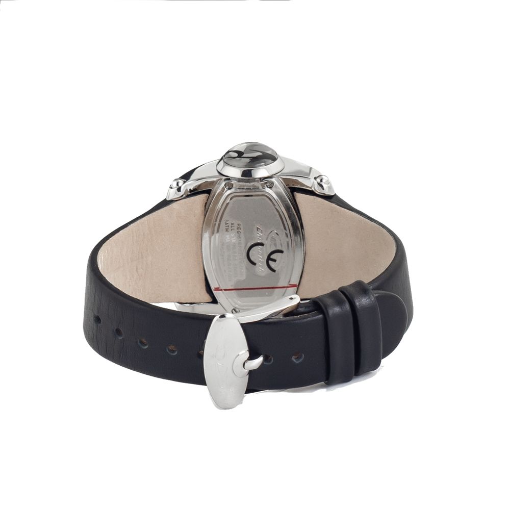 Chronotech Black Leather Dress Watch - Image 2