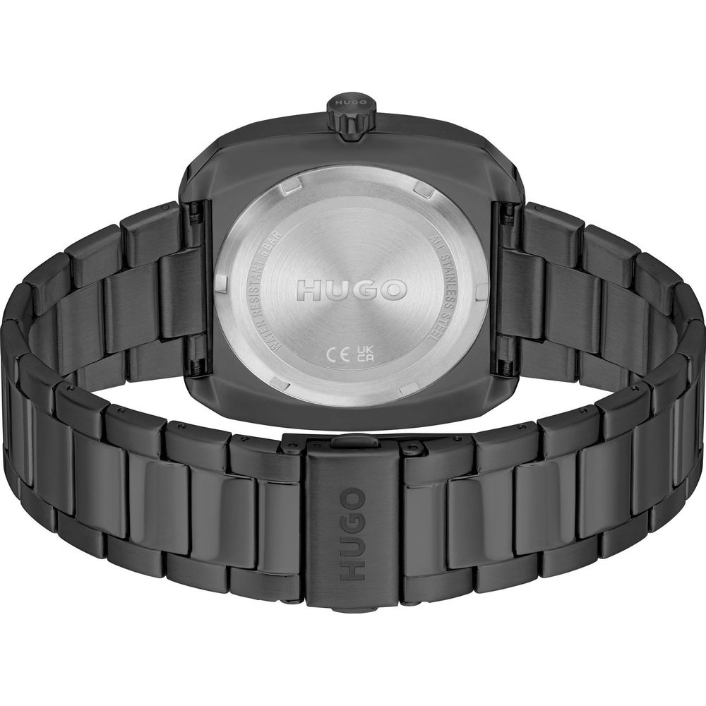 Hugo Boss Gray Stainless Steel Watch - Image 3