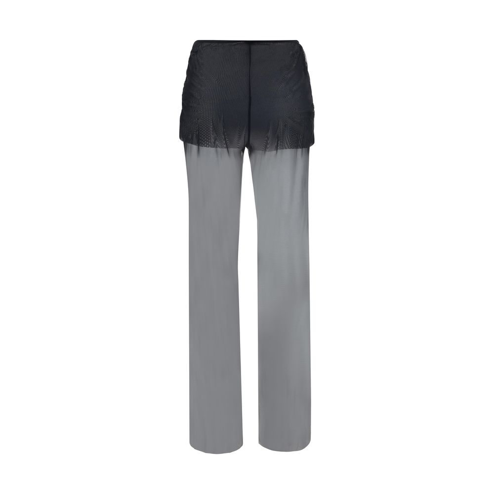 Exilia Black Polyester Casual Pants - Image 2