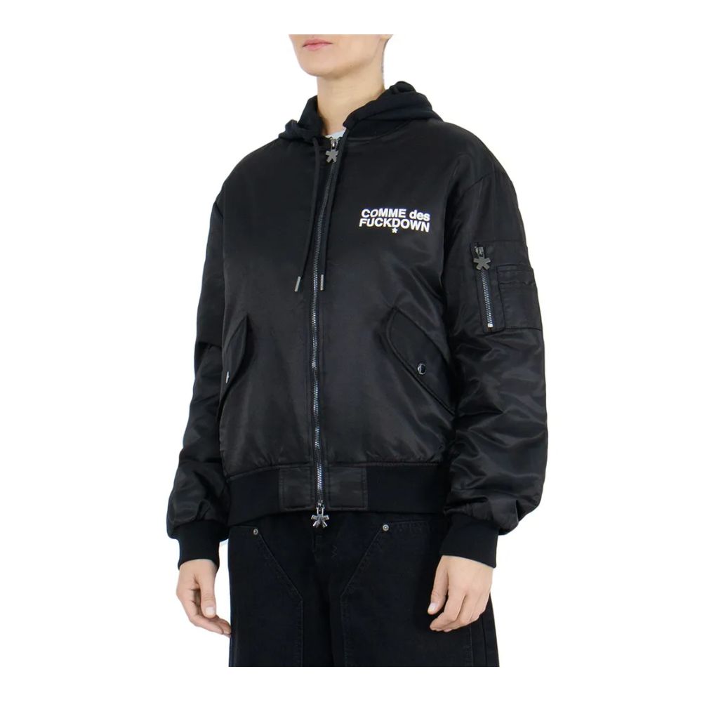 Comme Des Fuckdown Black Nylon Jackets & Coat - Image 3