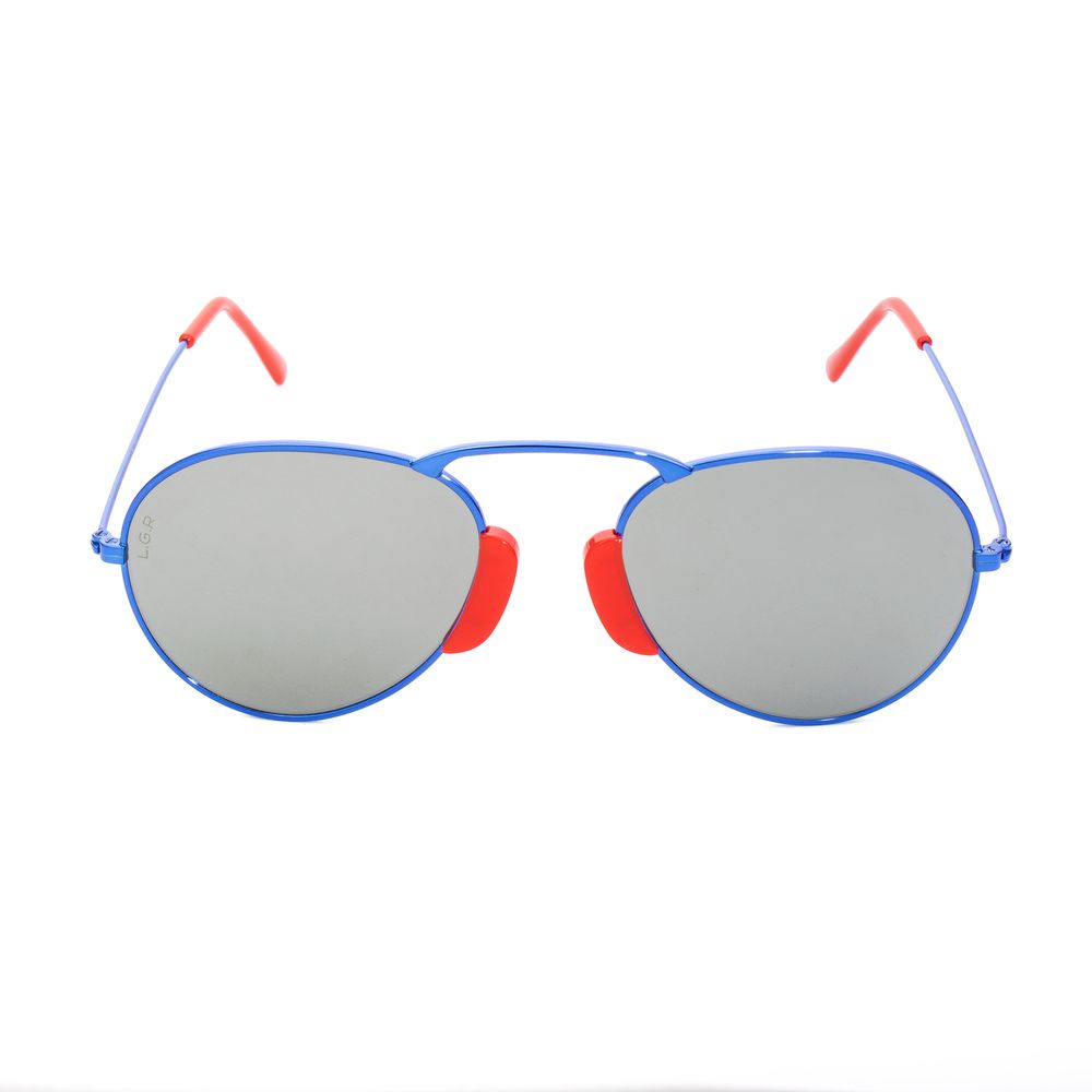 LGR Blue Metal Sunglasses - Image 2
