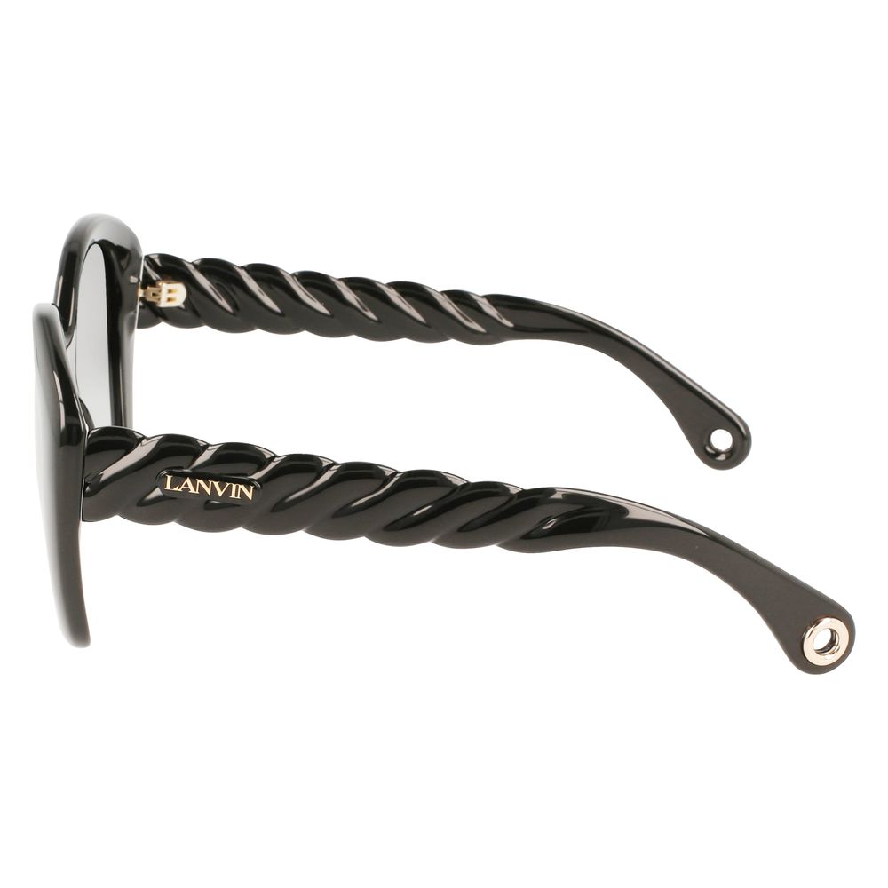 Lanvin Black Bio Injected Sunglasses - Image 3