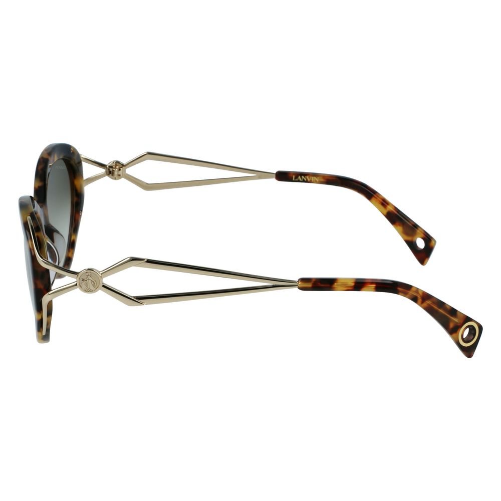 Lanvin Brown Acetate Sunglasses - Image 3