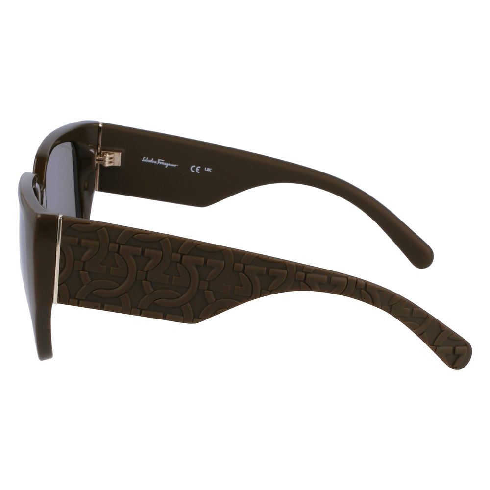 Ferragamo Green Bio Injected Sunglasses - Image 3
