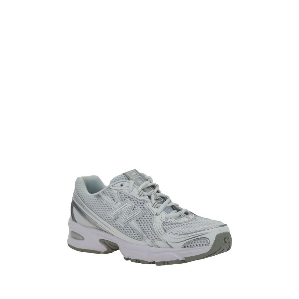 New Balance White Polyurethane Athletic Sneakers - Image 2